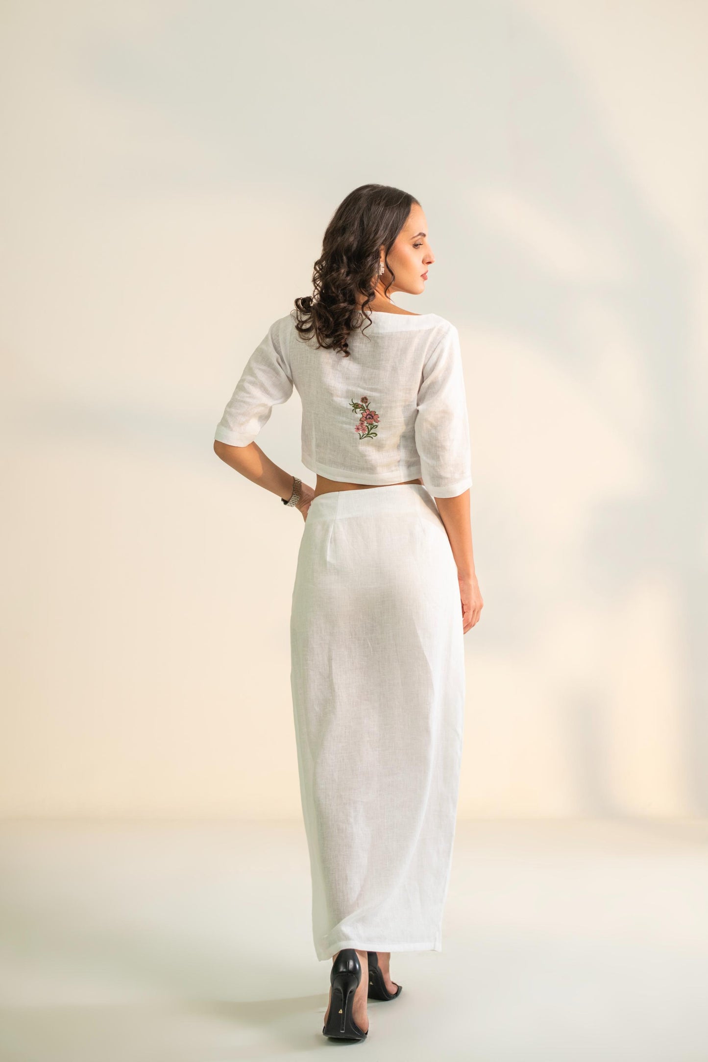 CROP TOP WITH SKIRT