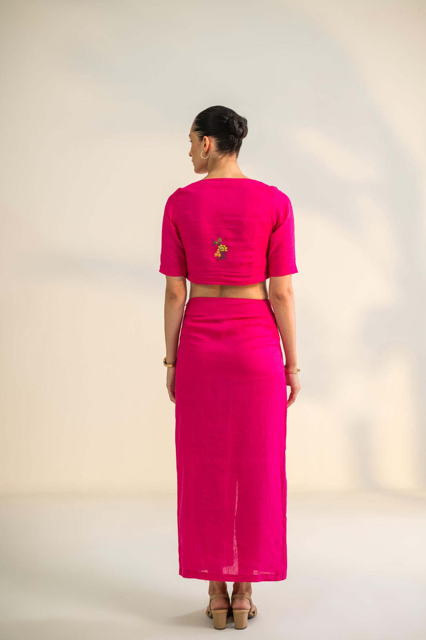 CROP TOP WITH SKIRT