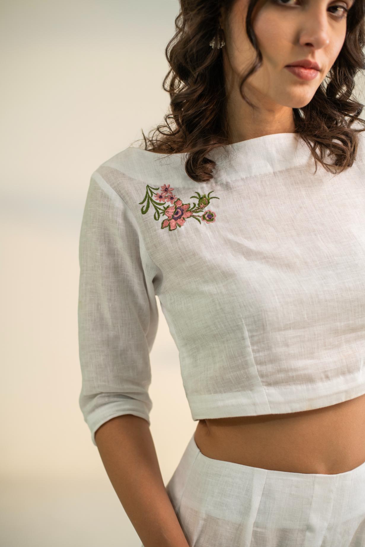 CROP TOP WITH SKIRT
