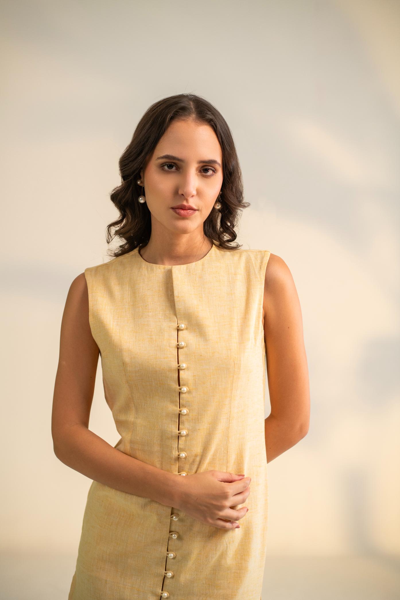 ONE PIECE WITH PEARL BUTTONS
