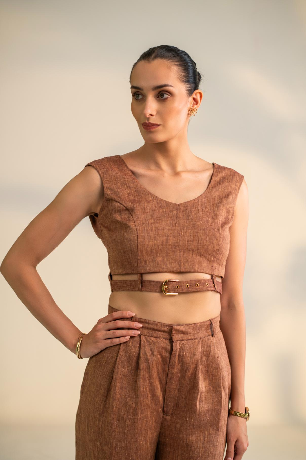 CROP WITH PANT