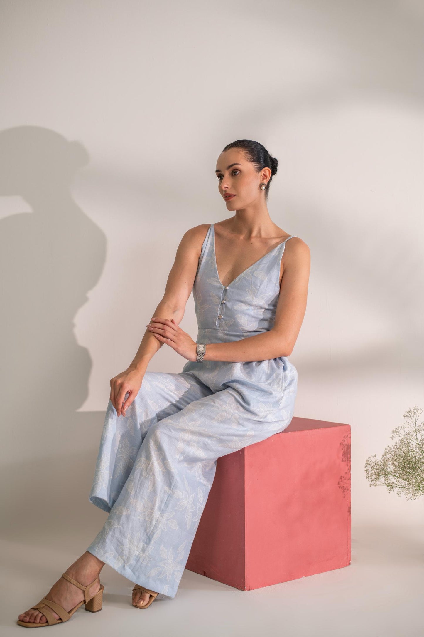 LINEN JUMP SUIT