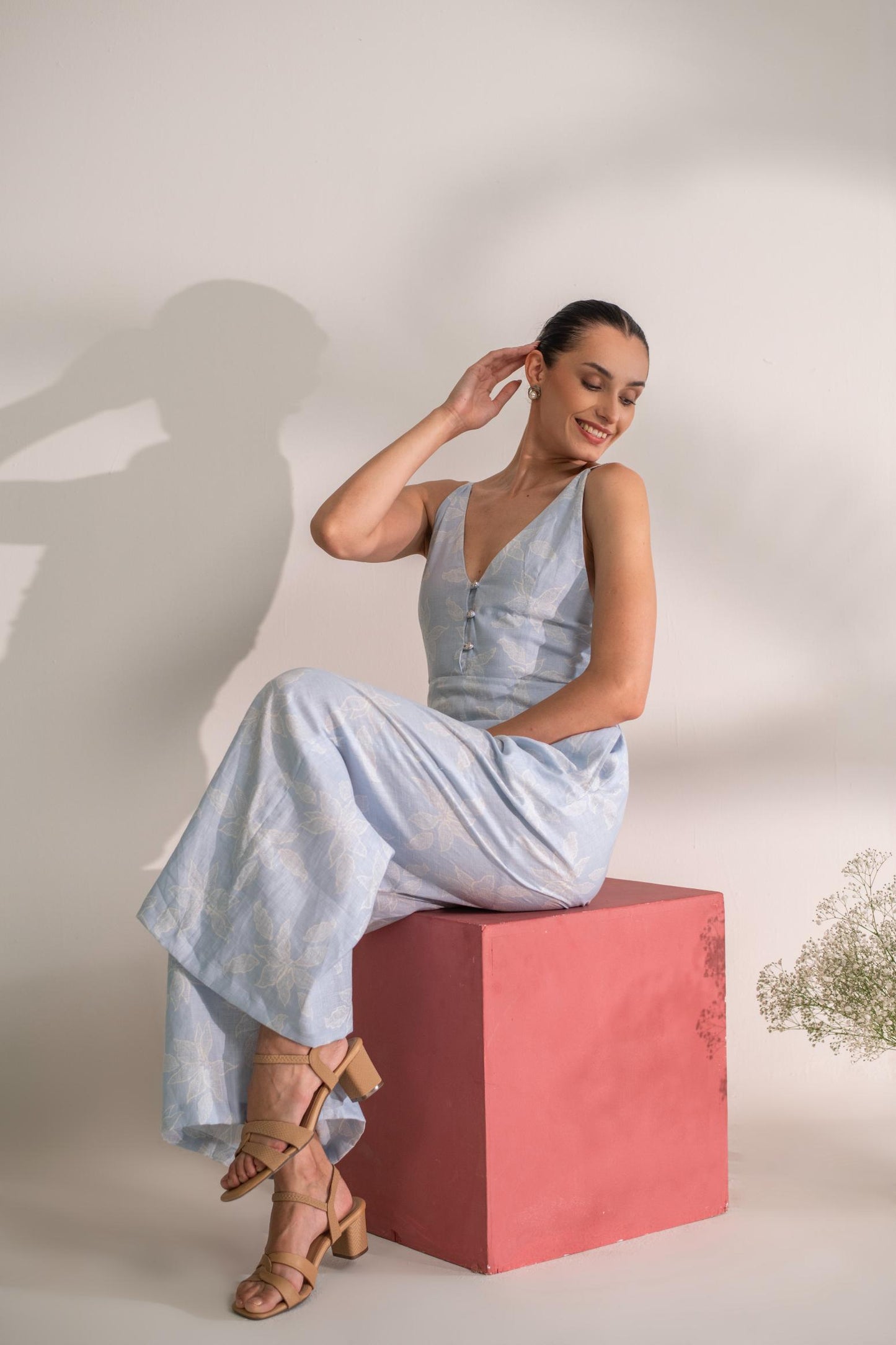 LINEN JUMP SUIT
