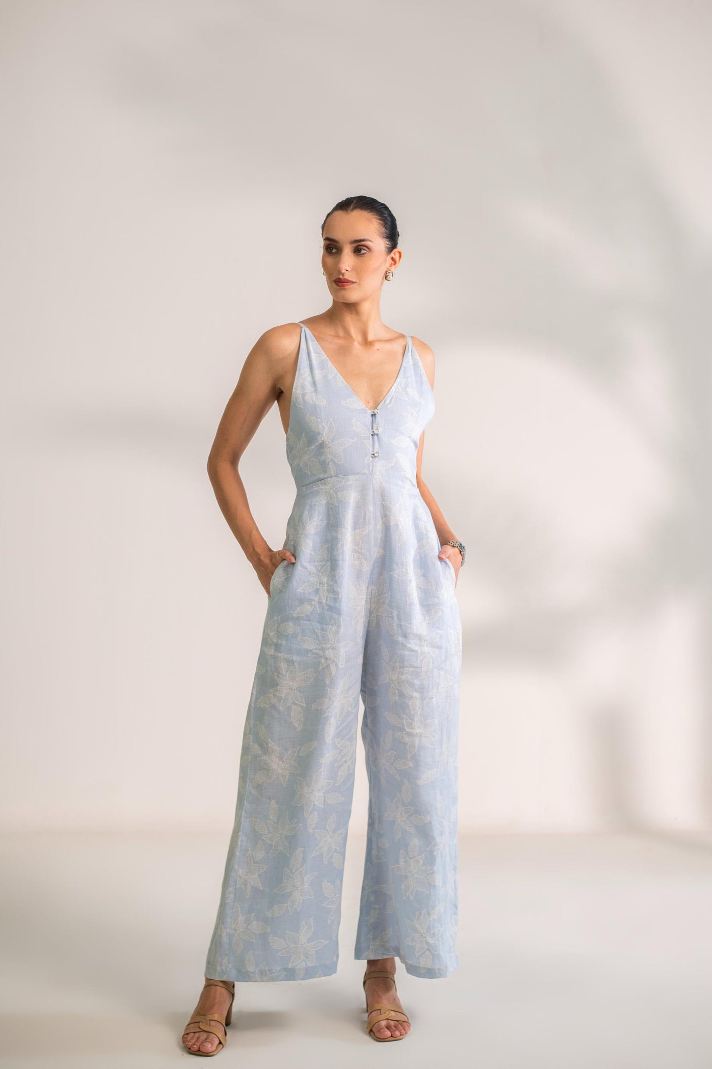 LINEN JUMP SUIT