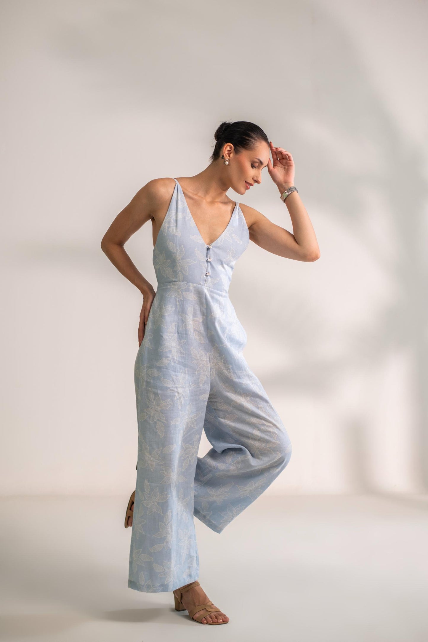 LINEN JUMP SUIT