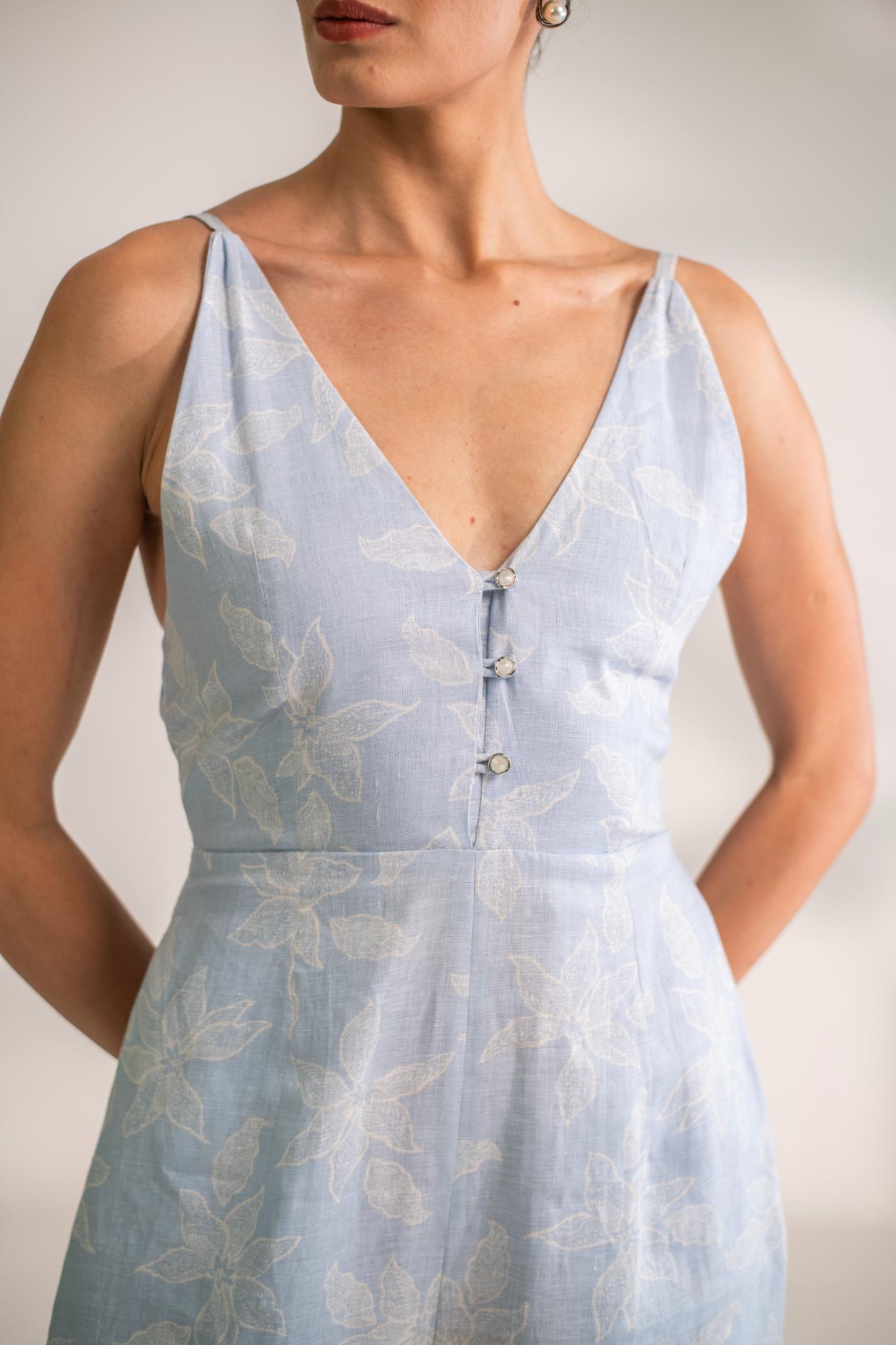 LINEN JUMP SUIT