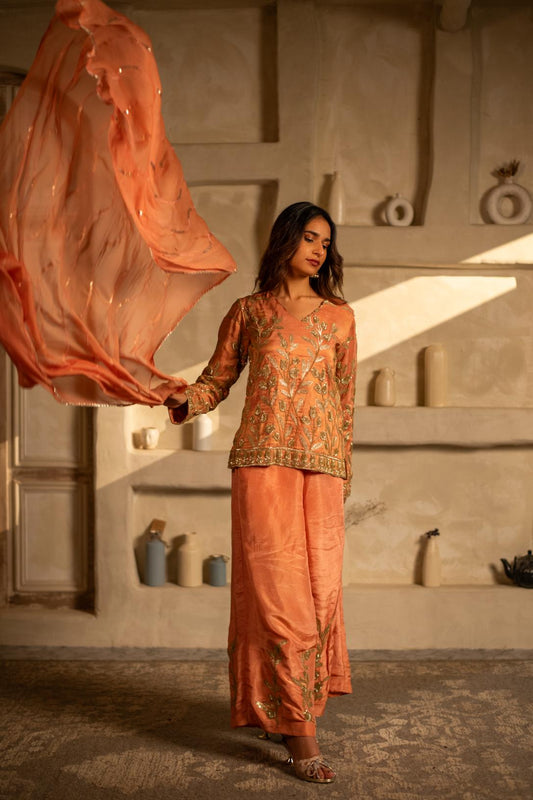 MUSTARD ORANGE CO-ORD SET