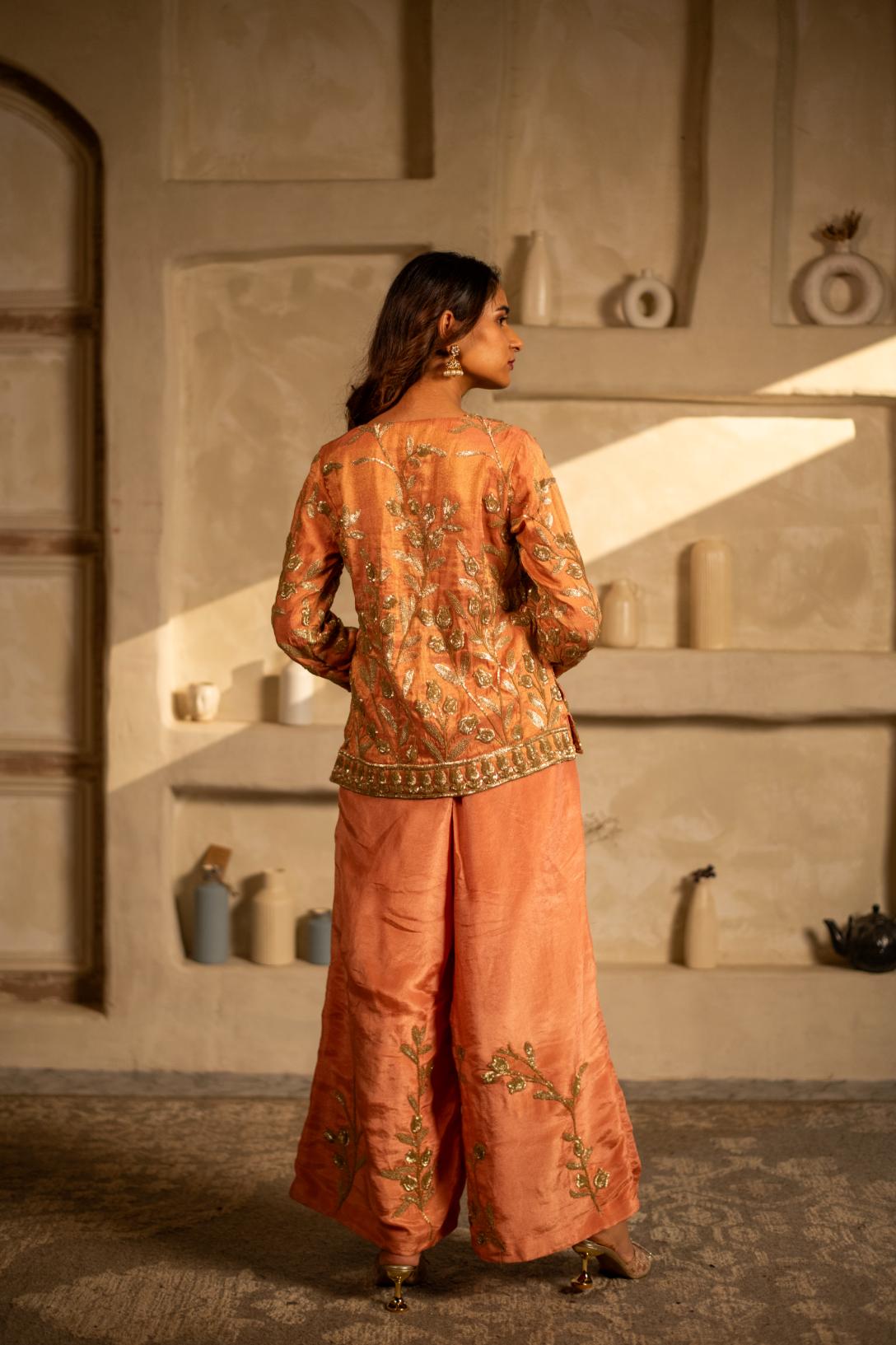 MUSTARD ORANGE CO-ORD SET