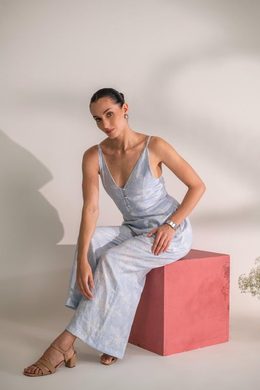 LINEN JUMP SUIT